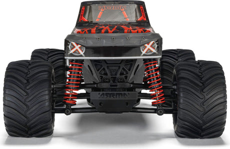 1/16 QUAKE GROM 4X4 RTR Brushed Monster Truck (Battery & Charger Included), Red