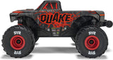 1/16 QUAKE GROM 4X4 RTR Brushed Monster Truck (Battery & Charger Included), Red