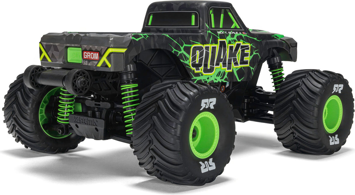 1/16 QUAKE GROM 4X4 RTR Brushed Monster Truck (Battery & Charger Included), Green