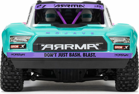 MOJAVE GROM 223S BLX Brushless 4X4 Small Scale Desert Truck RTR with DSC (Battery & Charger included), Teal