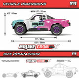 MOJAVE GROM 223S BLX Brushless 4X4 Small Scale Desert Truck RTR with DSC (Battery & Charger included), Teal