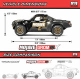MOJAVE GROM 223S BLX Brushless 4X4 Small Scale Desert Truck RTR with DSC, Black
