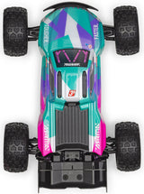 1/16 MINI KRATON 3S DSC 4X4 RTR Brushless Speed Truck (Battery & Charger Included), Teal/Pink