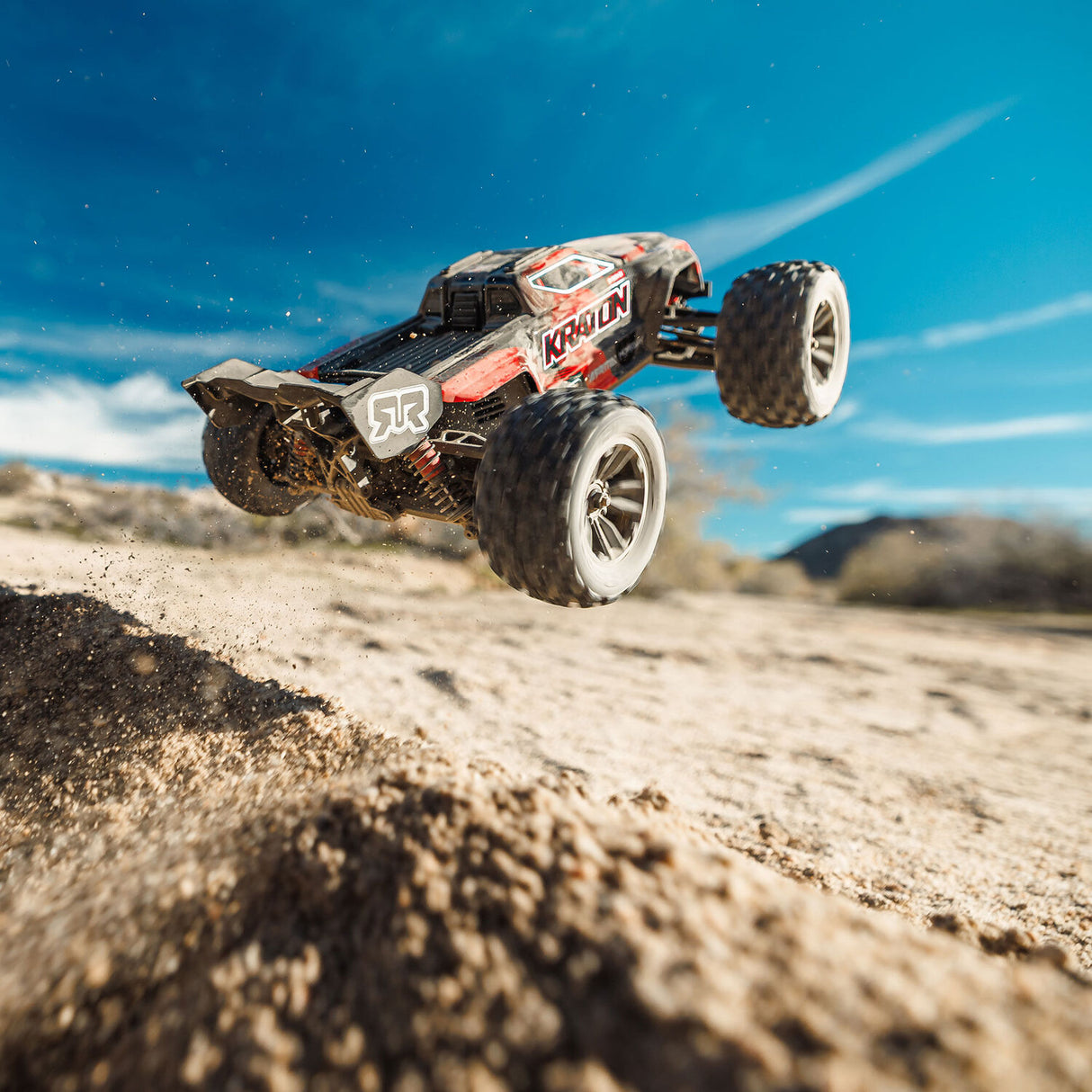 1/16 MINI KRATON 3S DSC 4X4 RTR Brushless Speed Truck, Black/Red
