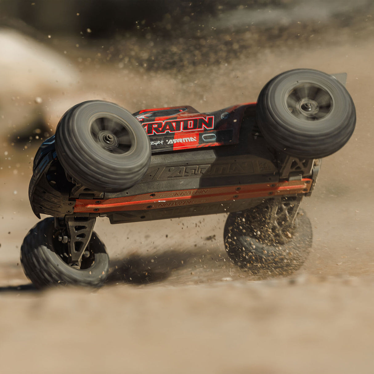 1/16 MINI KRATON 3S DSC 4X4 RTR Brushless Speed Truck, Black/Red