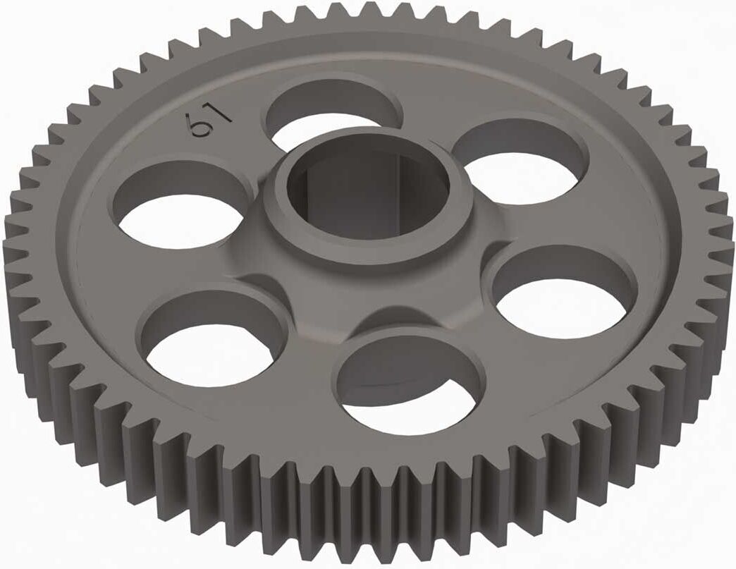 Spur Gear 61T MOD 0.5: GROM