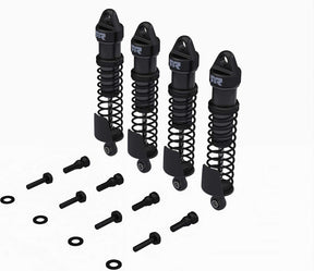 Aluminum Shock Set, 71mm Length, 500 cSt Oil (4pcs): GROM