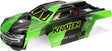 1/8 Painted Body with Decals, Green/Black: KRATON 6S BLX V6