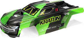 1/8 Painted Body with Decals, Green/Black: KRATON 6S BLX V6