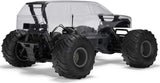 1/10 GORGON 2WD RTA Kit Brushed Monster Truck (Battery & Charger Included), Clear