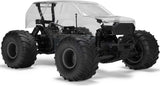 1/10 GORGON 2WD RTA Kit Brushed Monster Truck (Battery & Charger Included), Clear