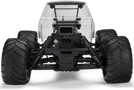 1/10 GORGON 2WD RTA Kit Brushed Monster Truck (Battery & Charger Included), Clear