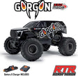 1/10 GORGON 2WD RTR Brushed Monster Truck (Battery & Charger Included), Gun Metal