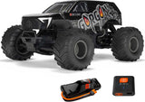1/10 GORGON 2WD RTR Brushed Monster Truck (Battery & Charger Included), Gun Metal
