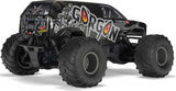 1/10 GORGON 2WD RTR Brushed Monster Truck (Battery & Charger Included), Gun Metal