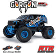 1/10 GORGON 2WD RTR Brushed Monster Truck (Battery & Charger Included), Blue
