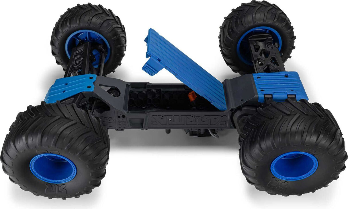 1/10 GORGON 2WD RTR Brushed Monster Truck (Battery & Charger Included), Blue
