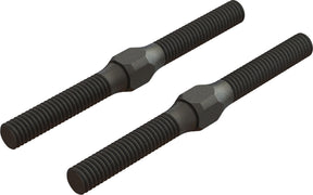 Steel Turnbuckle, M4 x 48mm, Black (2)