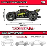 1/10 VORTEKS 223S DSC 2WD RTR Brushless Stadium Truck, Yellow