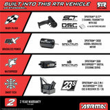 1/10 FURY 223S BLX Brushless 2WD Short Course Truck RTR with DSC, Blue