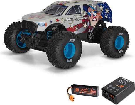 1/10 FREEDOM FLYER 223S 2WD RTR Brushless Monster Truck (Battery & Charger Included), White