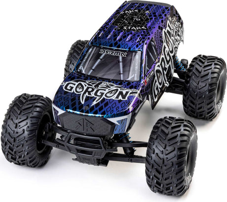1/10 GORGON 223S 2WD RTR Brushless Monster Truck, Blue/Black