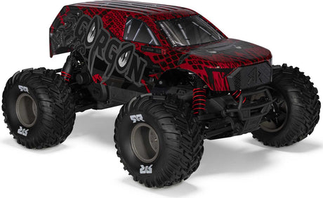 1/10 GORGON 223S 2WD RTR Brushless Monster Truck, Red/Black