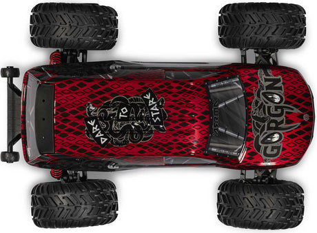 1/10 GORGON 223S 2WD RTR Brushless Monster Truck, Red/Black