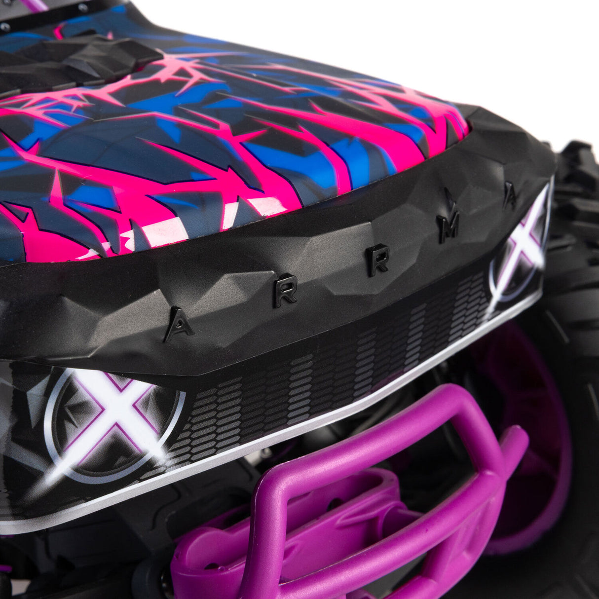 1/10 QUAKE 223S DSC 2WD RTR Brushless Monster Truck, Purple