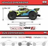 1/10 VORTEKS 223S DSC 4X4 RTR Brushless Stadium Truck, Teal