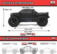1/10 BIG ROCK 223S DSC 4X4 RTR Brushless Monster Truck, Green
