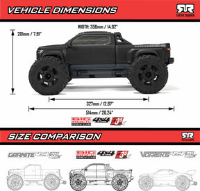 1/10 BIG ROCK 223S DSC 4X4 RTR Brushless Monster Truck, Green