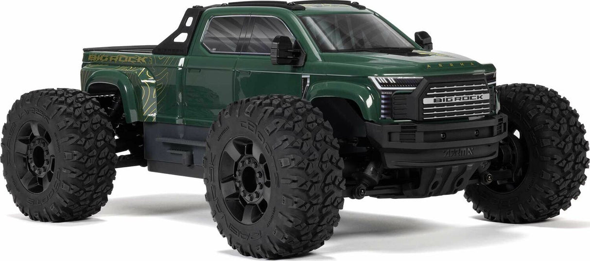 1/10 BIG ROCK 223S DSC 4X4 RTR Brushless Monster Truck, Green