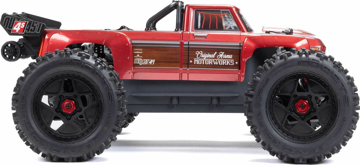 1/10 OUTCAST 4X4 4S V2 BLX Stunt Truck RTR, Red