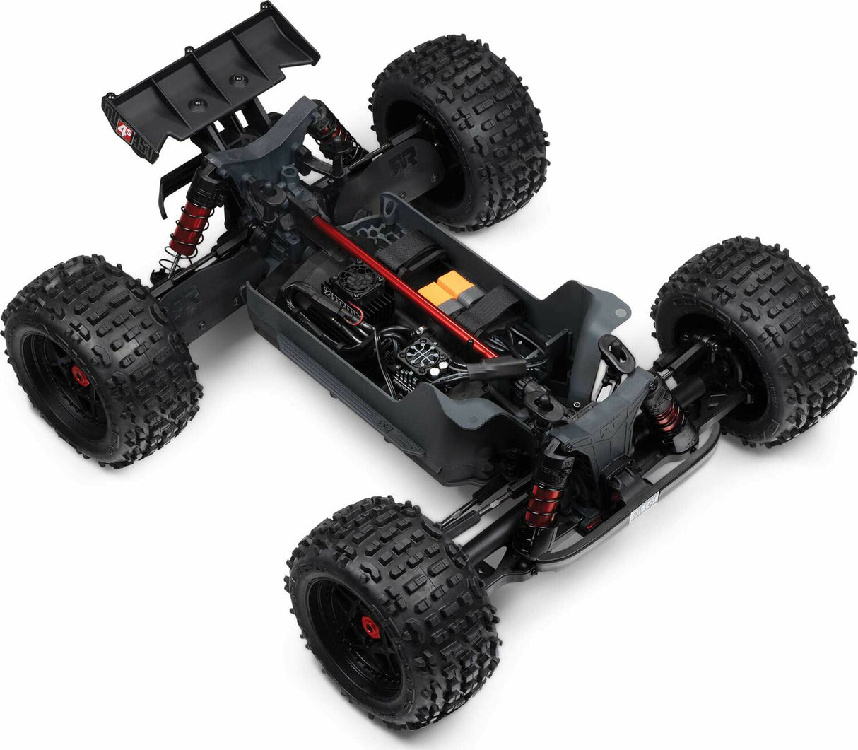 1/10 OUTCAST 4X4 4S V2 BLX Stunt Truck RTR, Red