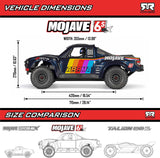 1/7 MOJAVE 6S 4X4 RTR Brushless Desert Truck, Beige