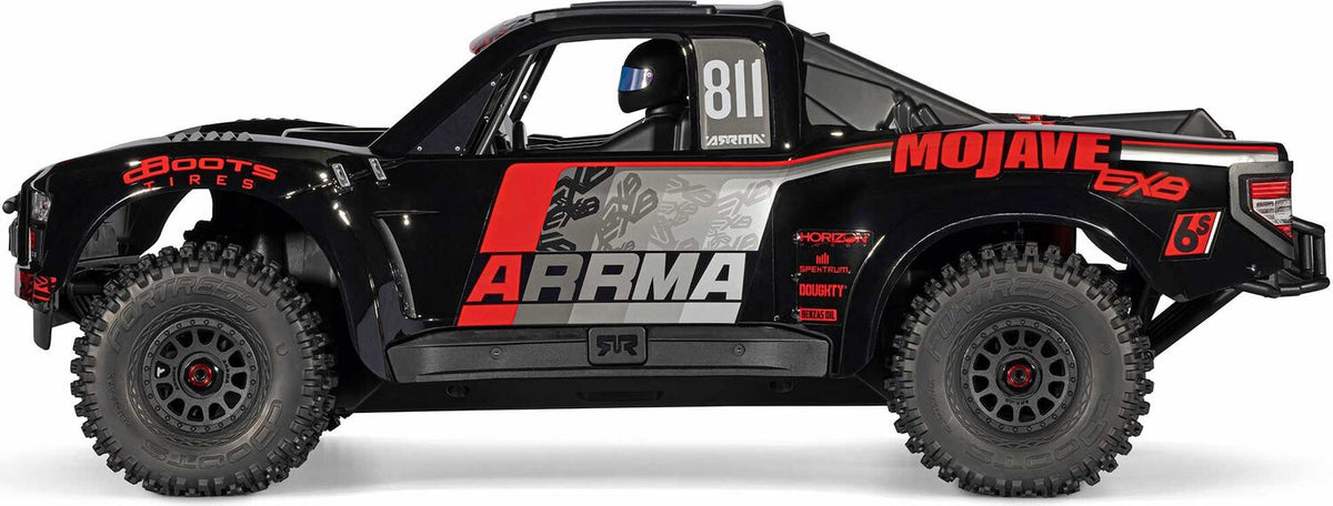 1/7 MOJAVE 6S EXB 4X4 RTR Brushless Desert Truck, Black