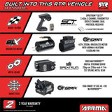 1/7 TALION 6S EXB 4X4 RTR Brushless Speed Truck, Black