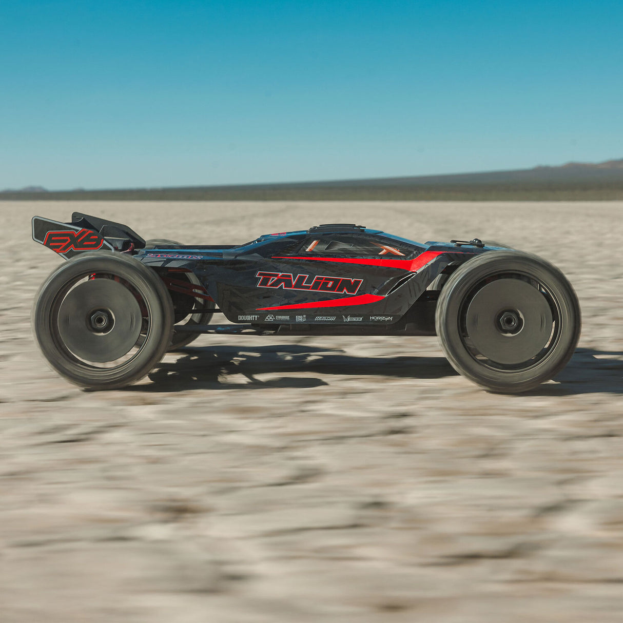 1/7 TALION 6S EXB 4X4 RTR Brushless Speed Truck, Black