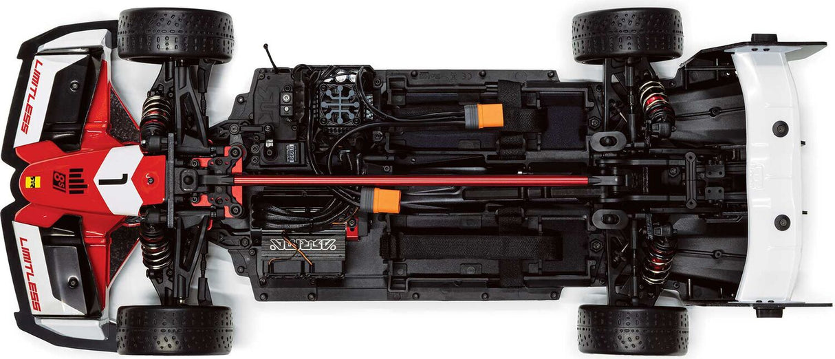 1/7 LIMITLESS 8S AVC 4X4 RTR Brushless Street Speed, Red/Black