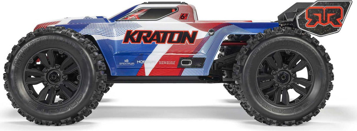 1/8 KRATON 4X4 6S BLX BRUSHLESS V6 SPEED TRUCK RTR (Blue/Red)