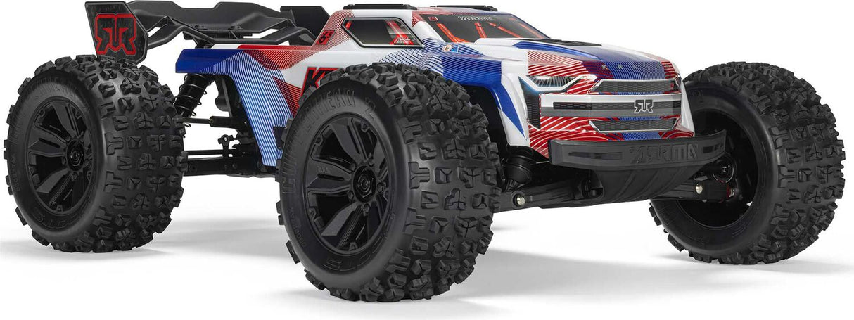 1/8 KRATON 4X4 6S BLX BRUSHLESS V6 SPEED TRUCK RTR (Blue/Red)