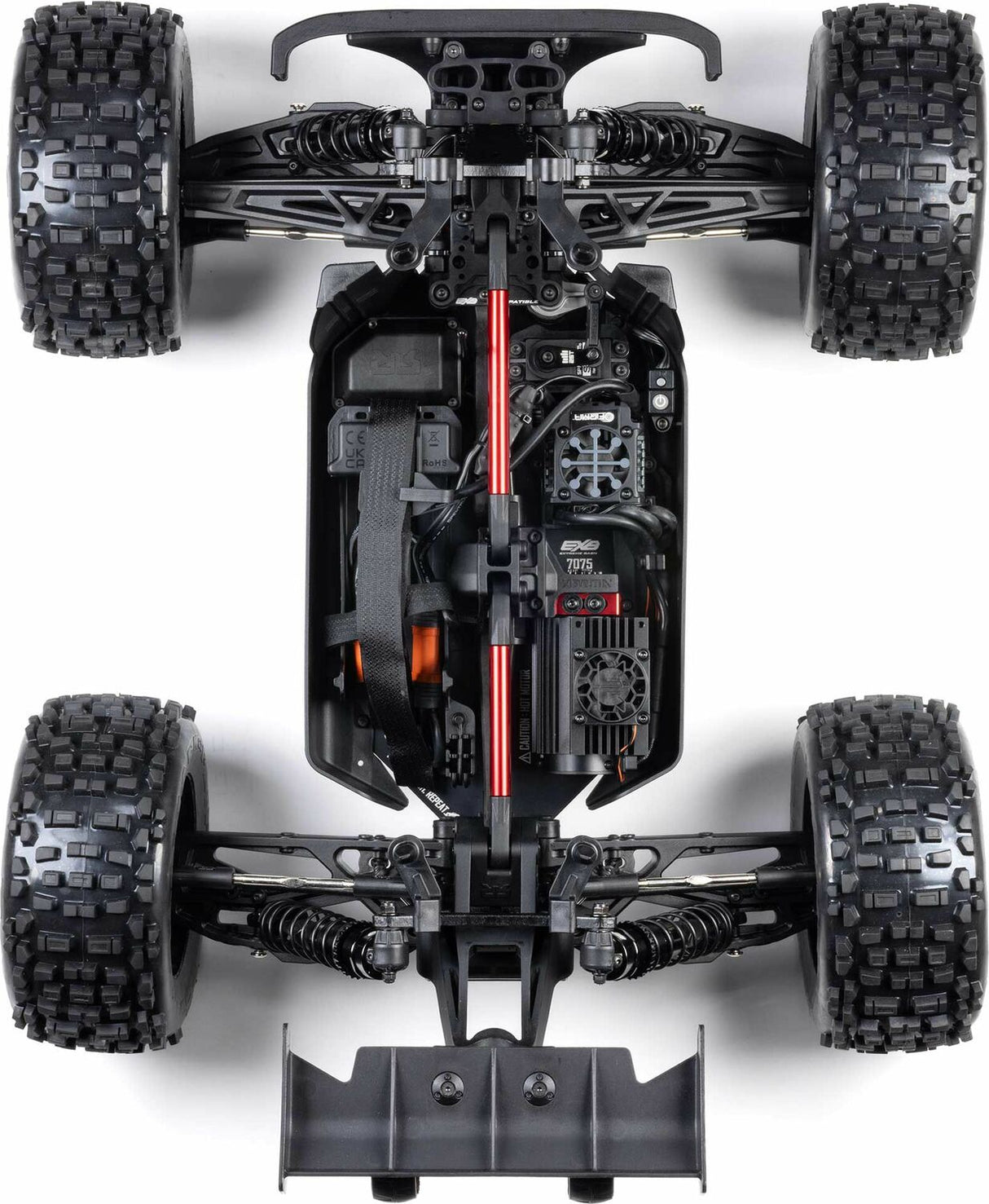 1/8 NOTORIOUS 6S 4X4 RTR Brushless Stunt Truck, Black