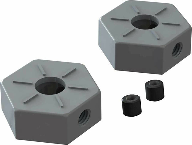 Wheel Hex Metal 14mm (2): BLX 3S
