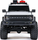 1/24 SCX24 Ford Bronco 4X4 RTR Brushed Rock Crawler (Battery & Charger Included), White