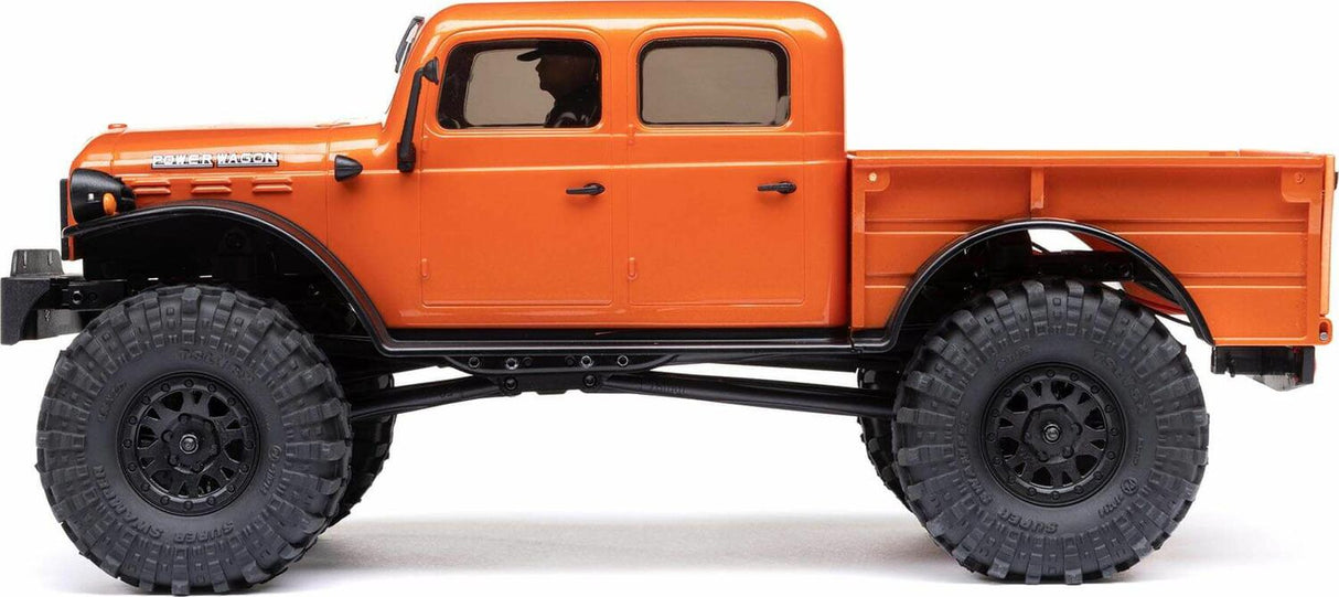 1/24 SCX24 Dodge Power Wagon 4WD Rock Crawler Brushed RTR, Orange