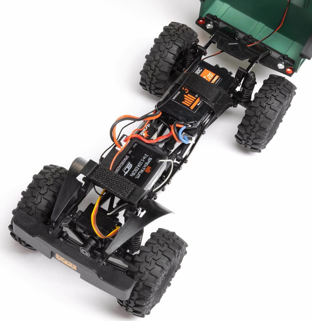 1/24 SCX24 Dodge Power Wagon 4WD Rock Crawler Brushed RTR, Orange