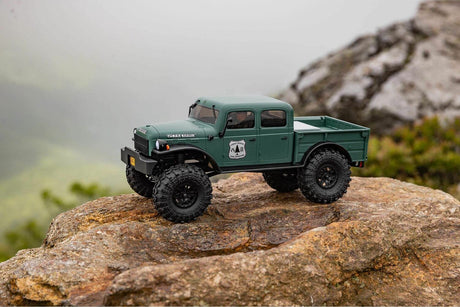 1/24 SCX24 Dodge Power Wagon 4WD Rock Crawler Brushed RTR, Green