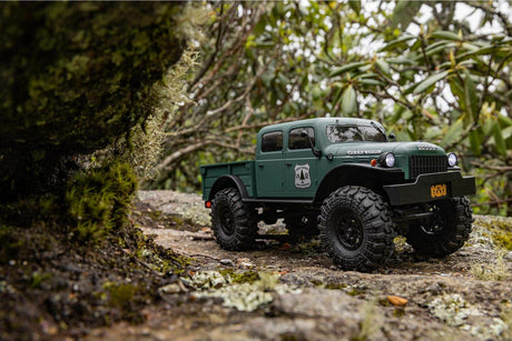 1/24 SCX24 Dodge Power Wagon 4WD Rock Crawler Brushed RTR, Green