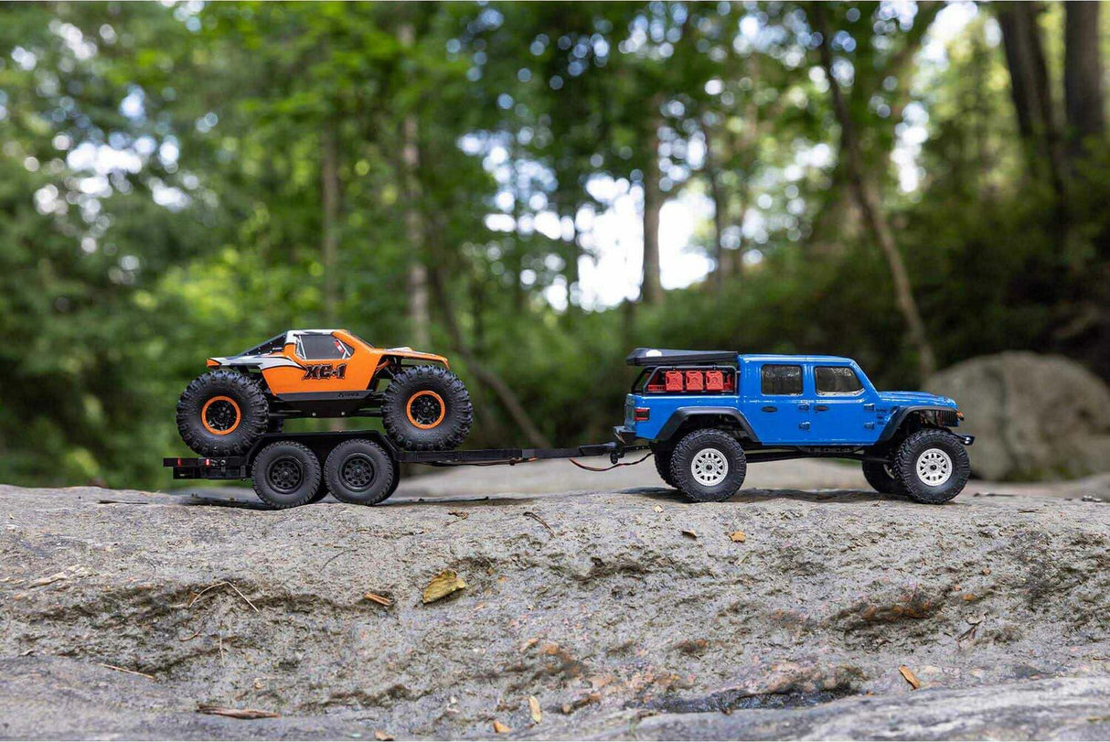 1/24 SCX24 Flat Bed Vehicle Trailer